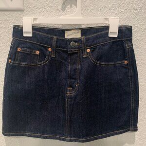 Universal Thread Mini Skirt, 4R, Indigo